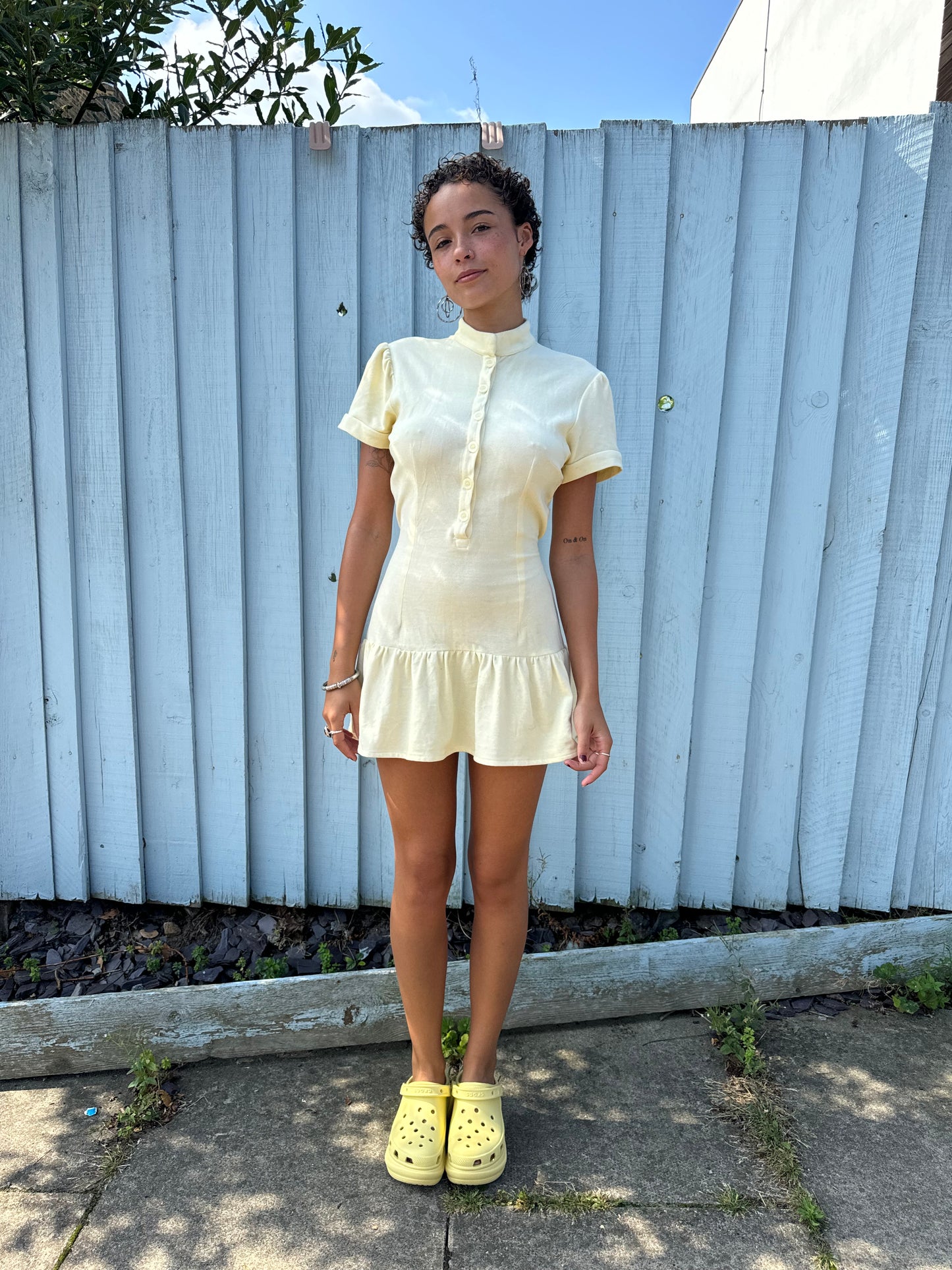 The Nelly Dress - Yellow Polo