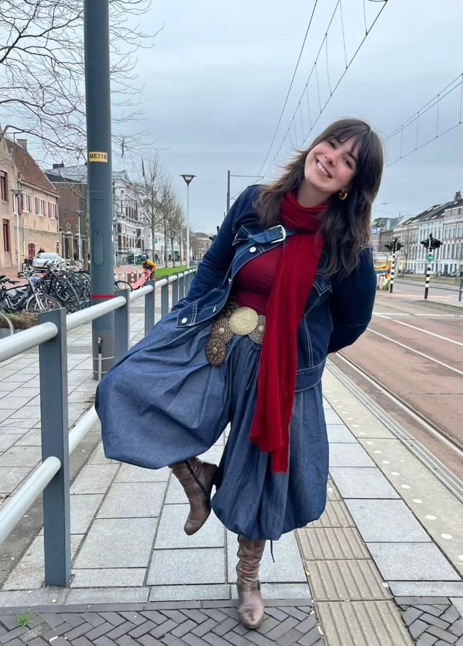 Denim Oshi Capri