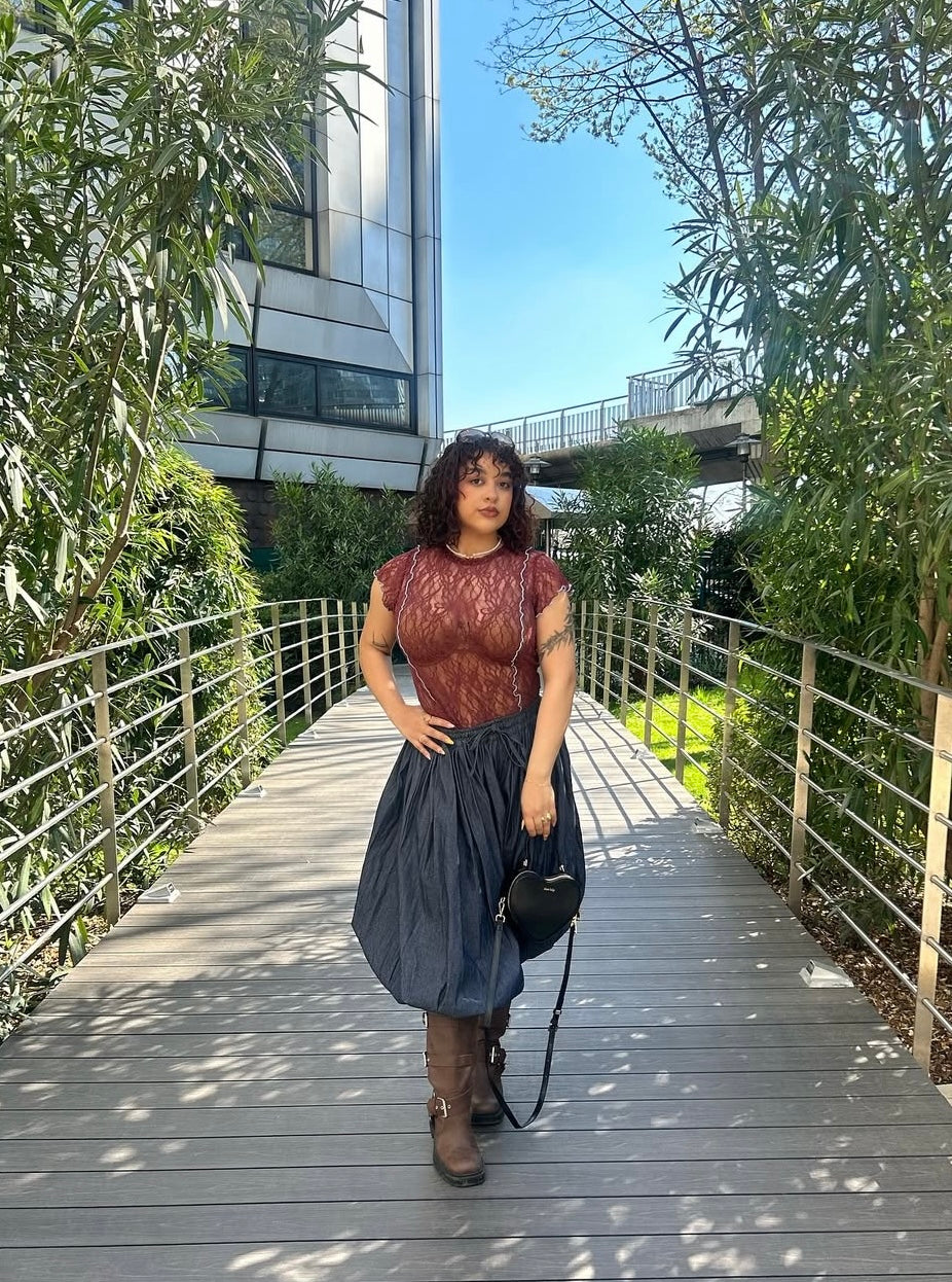 Denim Oshi Capri