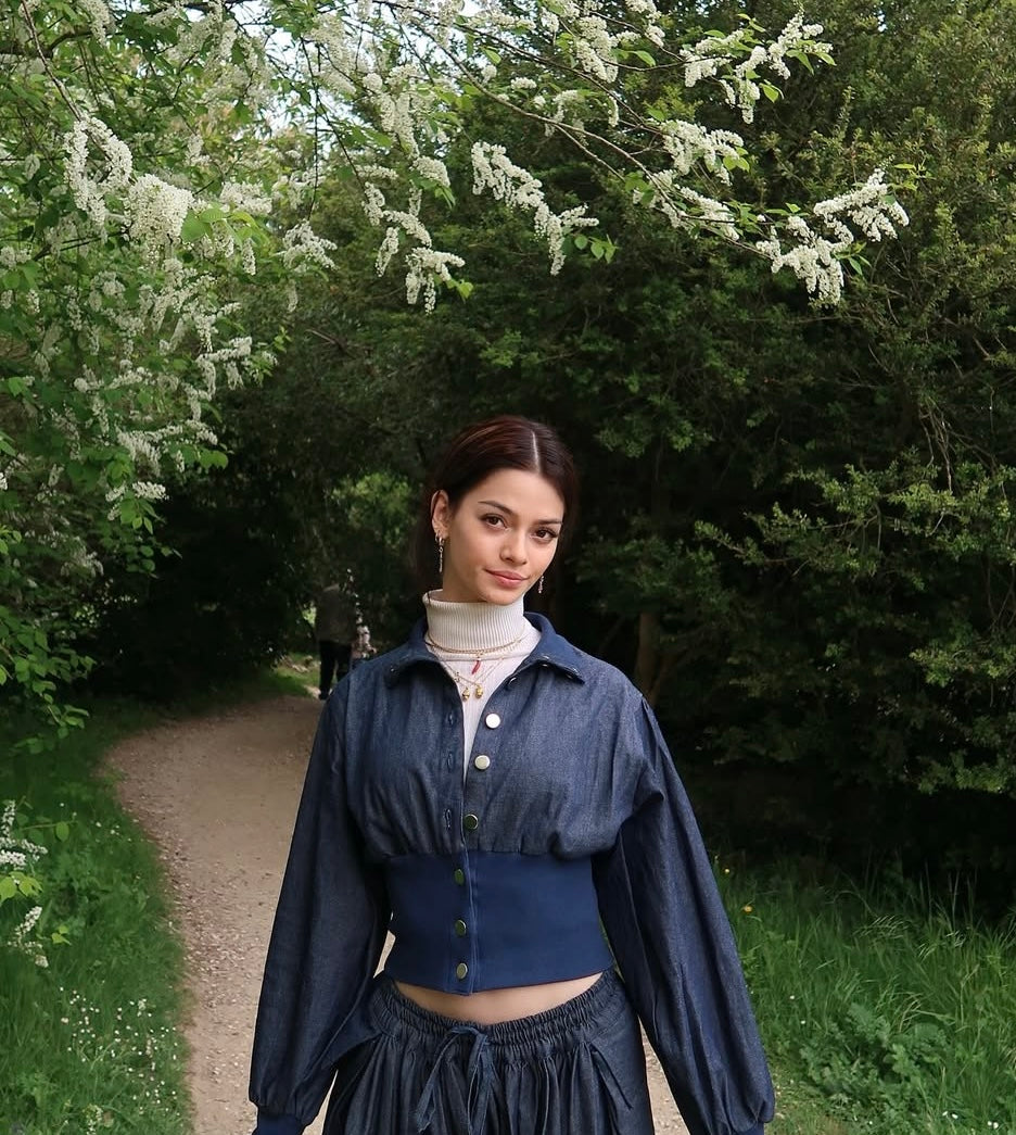 Button Oshi Jacket - Denim