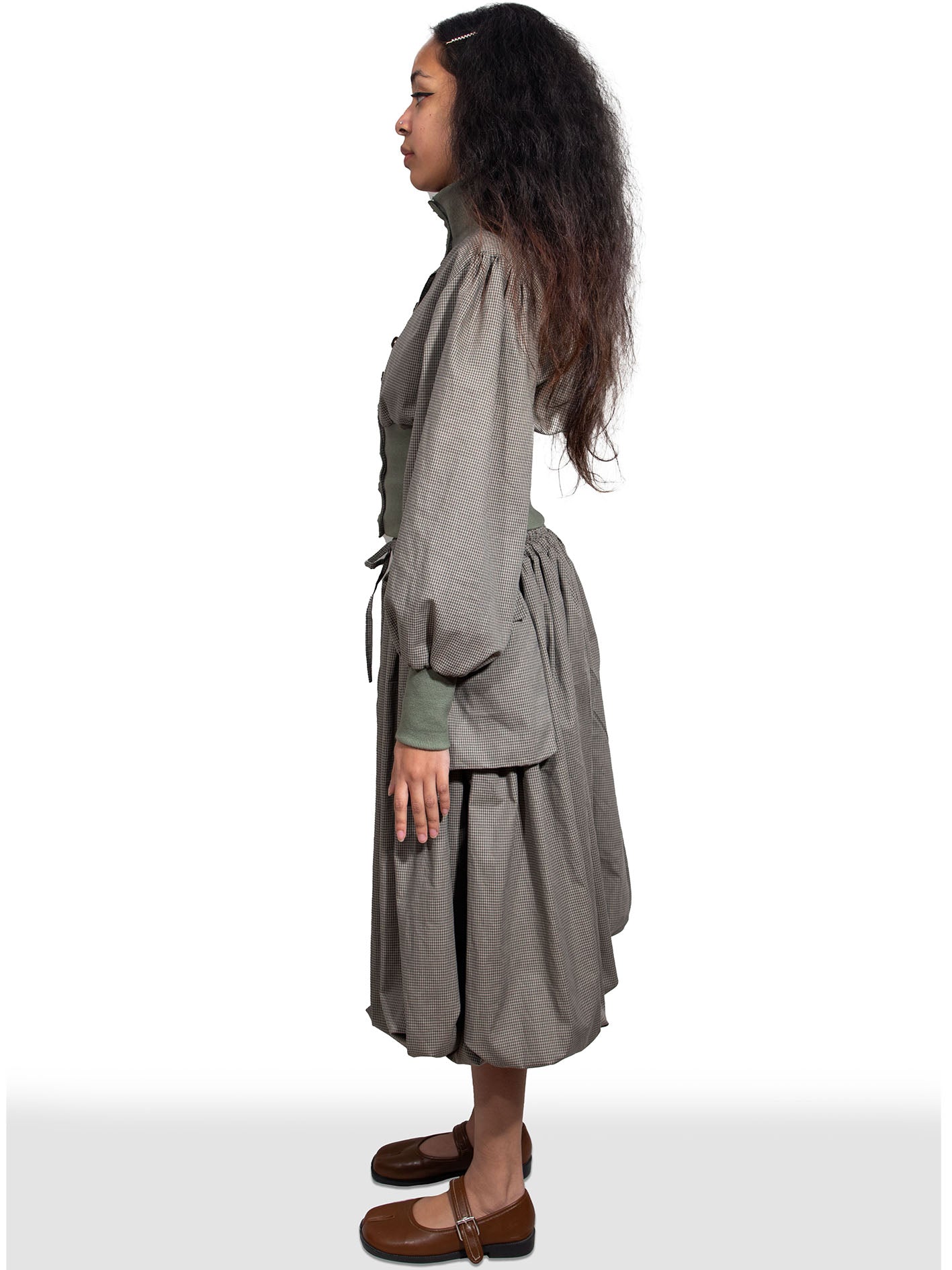 Pocket Oshi Capri - Check