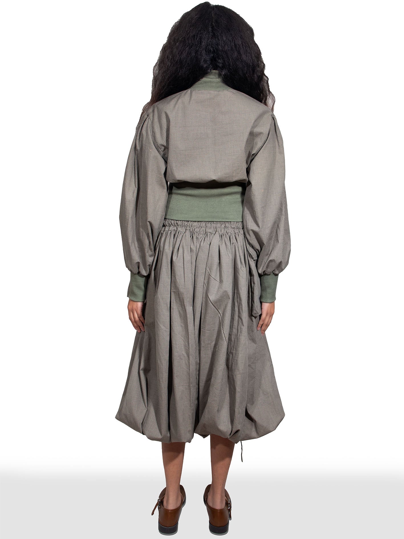 Button Oshi Jacket - Check
