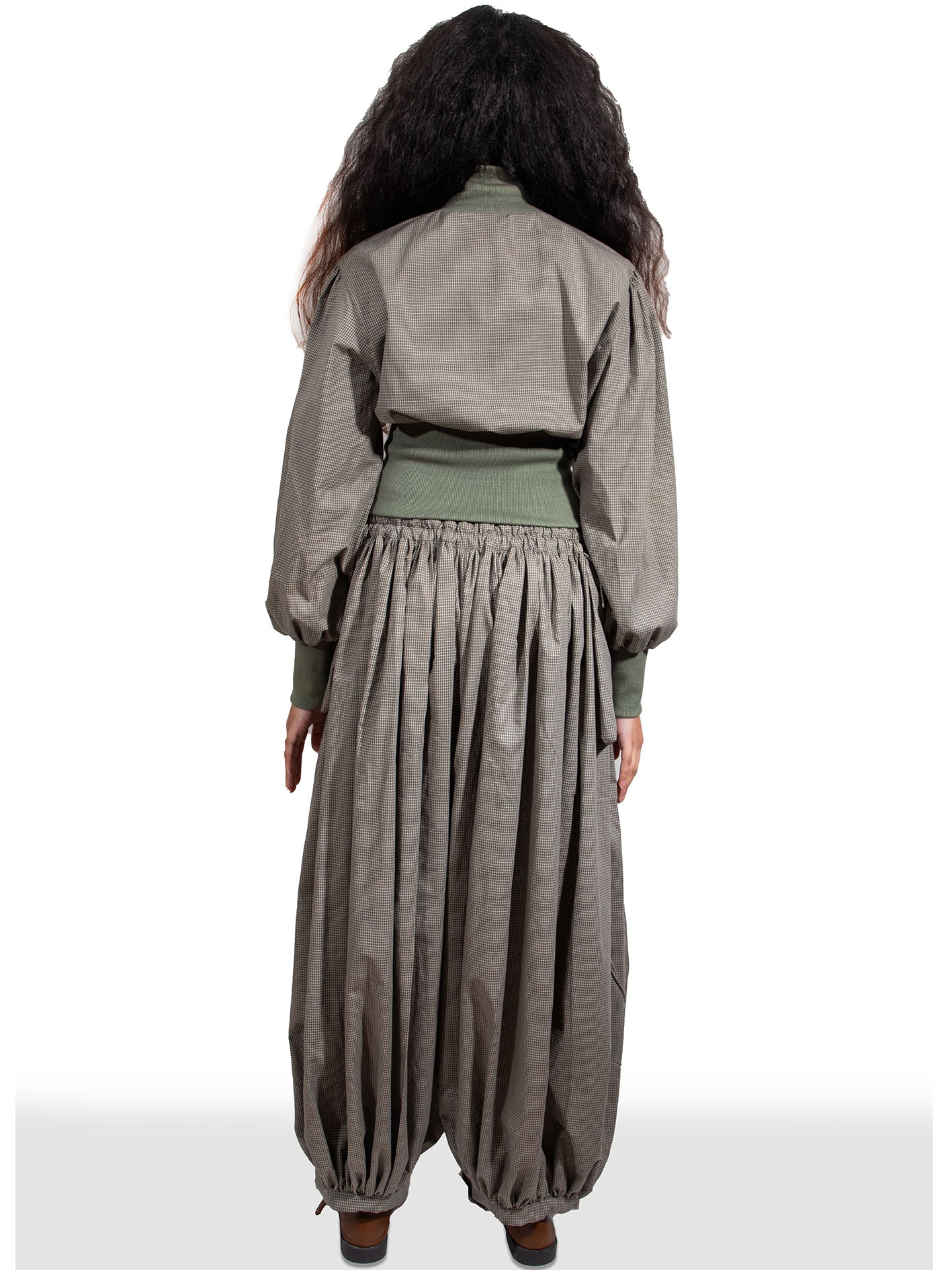 Pocket Oshi Trouser - Check