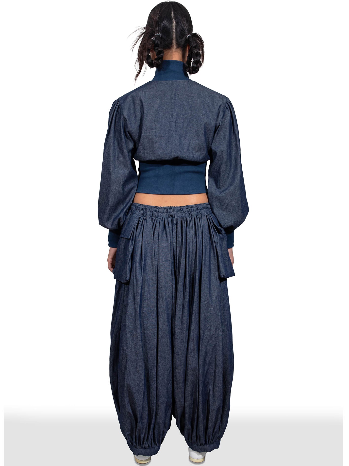 Pocket Oshi Trouser - Denim