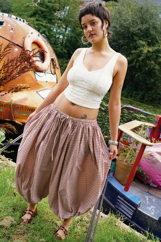 Oshi Trousers - The Picnic Check