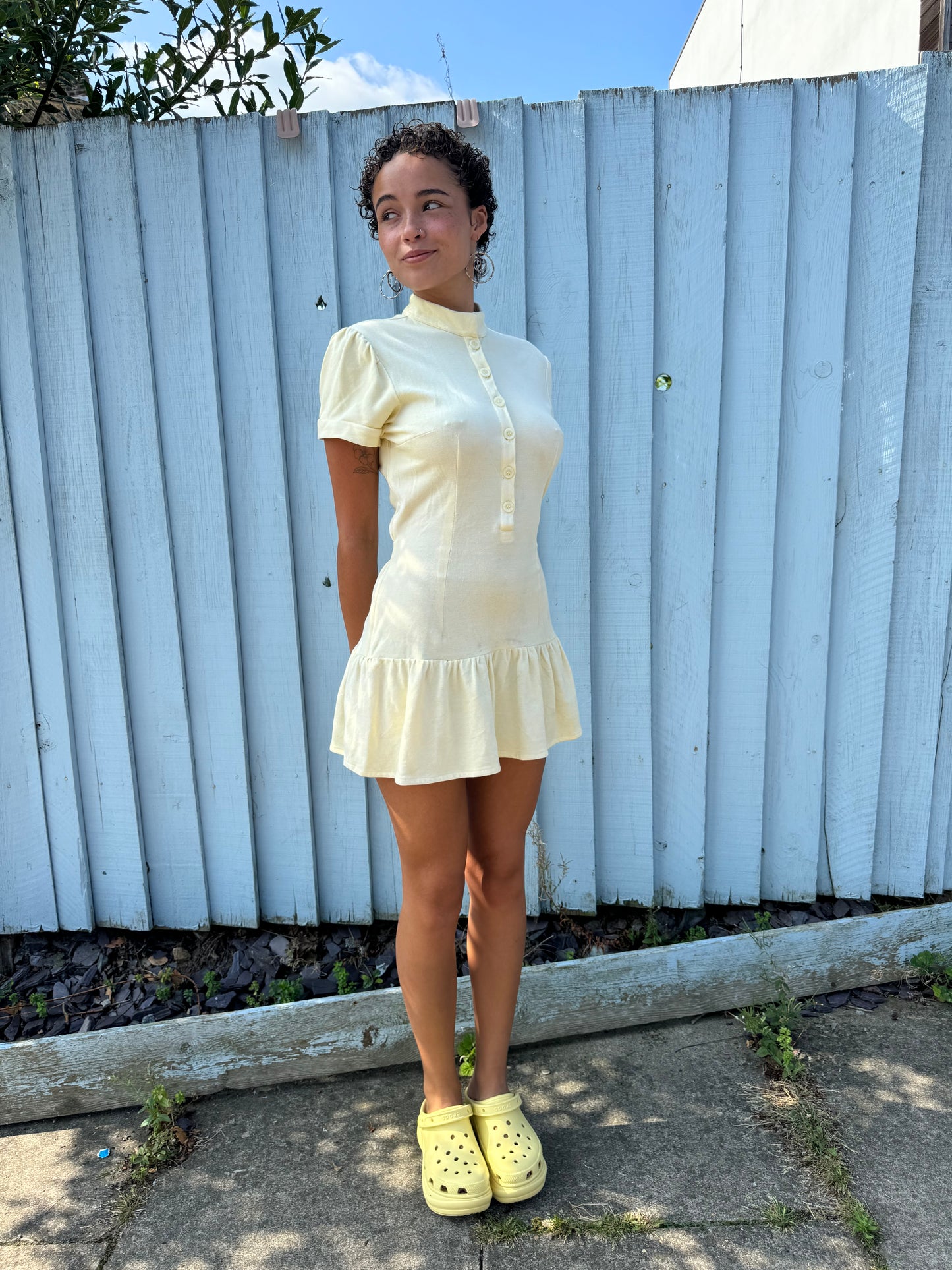 The Nelly Dress - Yellow Polo