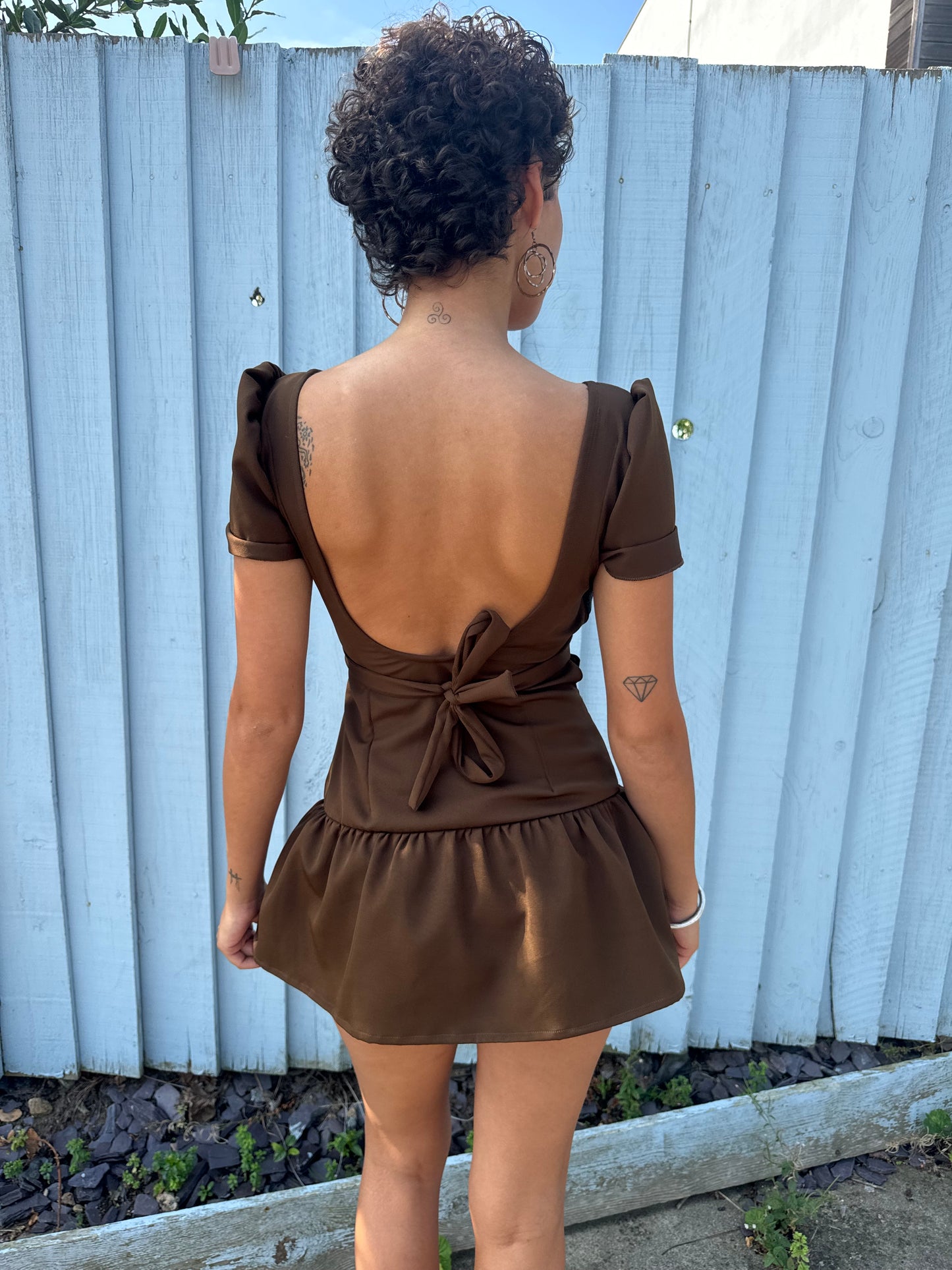 The Darla Dress - Brown