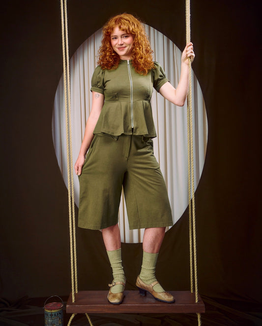 The Arka Shorts - Khaki Jersey